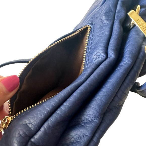 MINICAT Womens Blue Flap Adjustable Strap Crossbody Bag - Picture 6 of 6